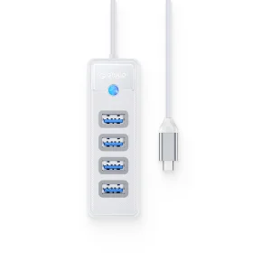هاب 4 پورت USB -C اوریکو مدل PW4U-C3