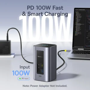 هاب 12 پورت USB-C بیسوس مدل BS-OH198