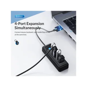 هاب 4 پورت USB-A اوریکو مدل PW4U-U3