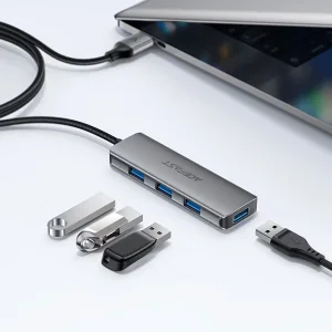 هاب 4 پورت USB 3.0 ایس فست مدل J17