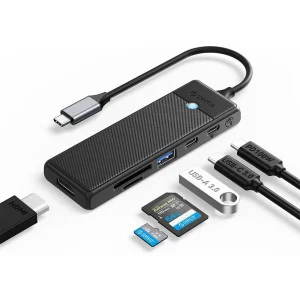 هاب 6 پورت USB-C اوریکو مدل PWD-6PS