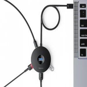 هاب 4 پورت USB بیسوس مدل AIRJOY 100cm