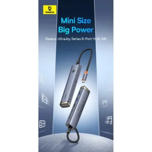 هاب 6 پورت USB-C بیسوس مدل BS-OH166