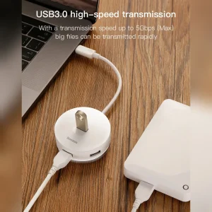 هاب 4 پورت Type-C باسئوس مدل CAHUB-G0