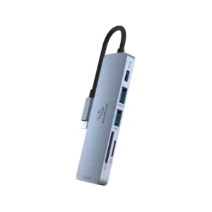 هاب 6 پورت USB-C گلتیج مدل HU01 55W