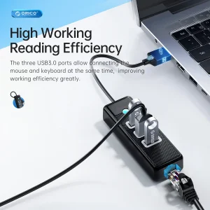 هاب 4 پورت USB-C اوریکو مدل PW3UR-C3