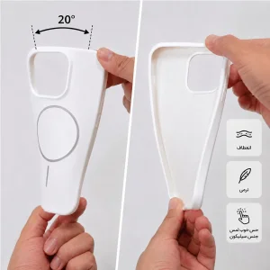 کاور گاردتک اساک مدل Silicone Magsafe مناسب برای گوشی موبایل اپل iPhone 12