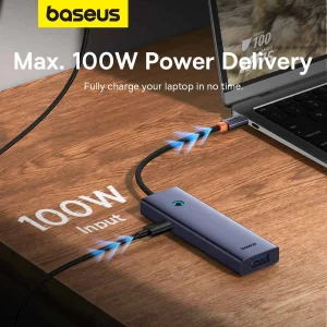 هاب 5 پورت USB-C بیسوس مدل UltraJoy Series BS-OH149
