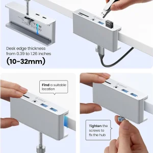 هاب 6 پورت تایپ سی اوریکو مدل MH5PMM-10-SV
