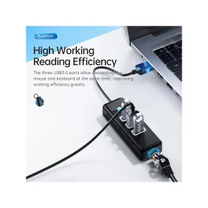 هاب 4 پورت USB-C اوریکو مدل PW3UR-C3