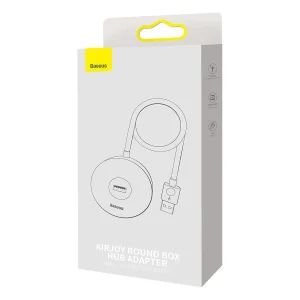 هاب 5 پورت USB باسئوس مدل AIRJOY Round Box CAHUB-U01
