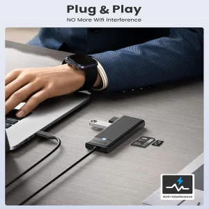 هاب 3 پورت USB-C اوریکو مدل PAPW3AT-C3-10