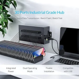 هاب USB صنعتی 30 پورت اوریکو مدل IH30P