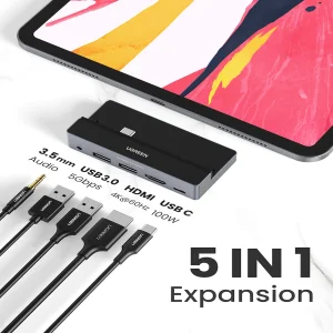 هاب 5 پورت USB-C یوگرین مدل 70688