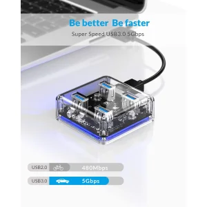 هاب USB 3.0 چهار پورت اوریکو مدل MH4U-U3