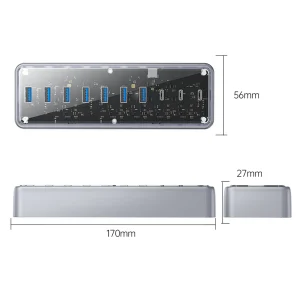هاب ۱۰ پورت USB اوریکو مدل OMM-10P