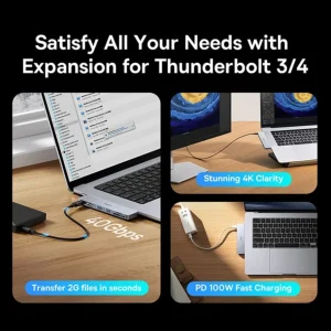 هاب 6 پورت USB-C بیسوس مدل  UltraJoy Series BS-OH182