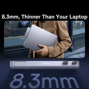 هاب 6 پورت USB-C بیسوس مدل  UltraJoy Series BS-OH182
