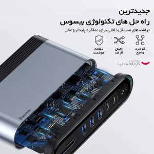 هاب 16 پورت بیسوس مدل Bs-HUB001