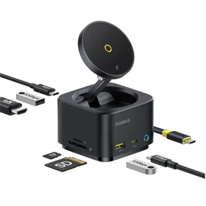 هاب هفت پورت USB-C  بیسوس مدل MagPro Series II BS-OH122