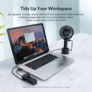 هاب چهار پورت USB-C اوریکو مدل TWC3-4A