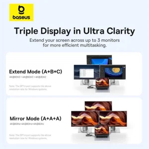 هاب 11 پورت USB-C بیسوس مدل Metal Gleam Series II