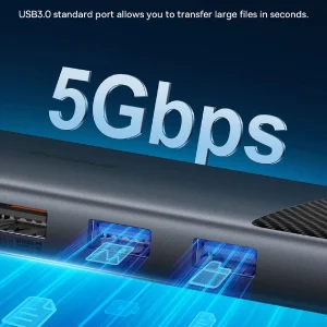 هاب 11 پورت USB-C بیسوس مدل Metal Gleam Series II