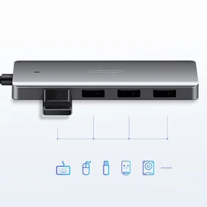 هاب 4 پورت USB-C یوگرین مدل UG-70336