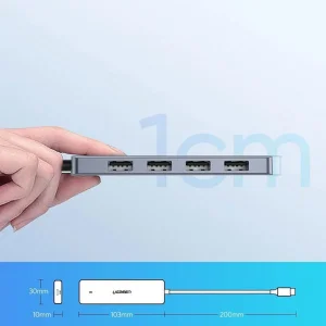 هاب 4 پورت USB-C یوگرین مدل UG-70336