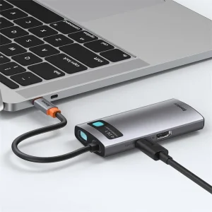 هاب 4 پورت USB-C باسئوس CAHUB-CY0G