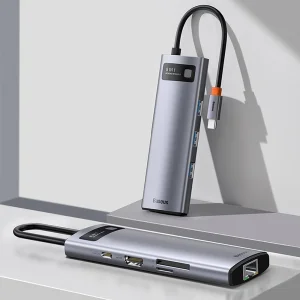 هاب 8 پورت USB-C باسئوس مدل CAHUB-CV0G