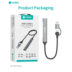 هاب 5 پورت USB/USB-C کوتتسی مدل OF-004