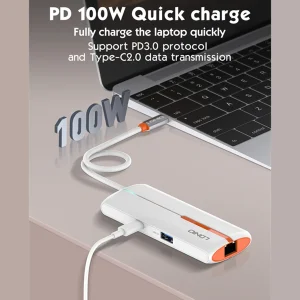 هاب 6 پورت USB-C الدینیو مدل DS-26U