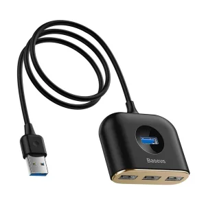 هاب USB چهار پورت بیسوس مدل SQUARE ROUND CAHUB-AY01