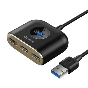هاب USB چهار پورت بیسوس مدل SQUARE ROUND CAHUB-AY01