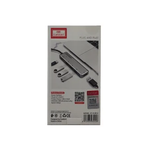 هاب 5 پورت USB3.0 ارلدام مدل HUB12