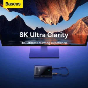 هاب 8 پورت USB-C باسئوس مدل BS-OH082 WKYY030413
