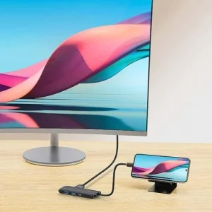 هاب 6 پورت usb-c باسئوس مدل WKQX050002