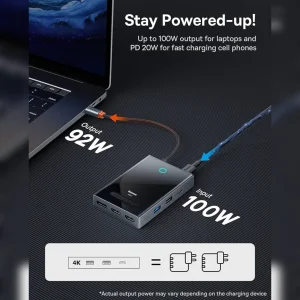 هاب 8 پورت USB-C باسئوس مدل BS-OH082 Focus Series