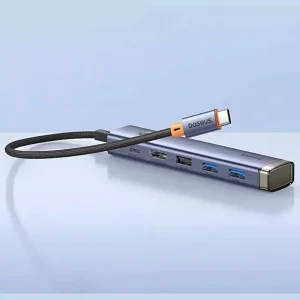 هاب 6 پورت USB-C باسئوس مدل BS-OH164