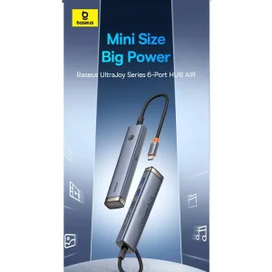 هاب 6 پورت USB-C باسئوس مدل BS-OH164