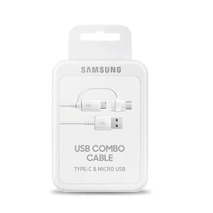 کابل سامسونگ با تبدیل type c و micro usb