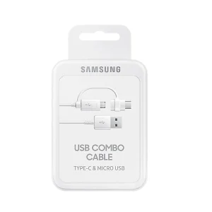 کابل سامسونگ با تبدیل type c و micro usb