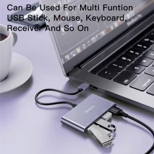 هاب 4 پورت USB یسیدو مدل HB12