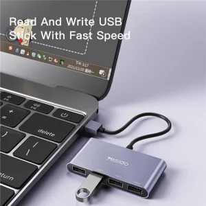 هاب 4 پورت USB یسیدو مدل HB12