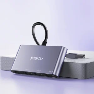 هاب 4 پورت USB یسیدو مدل HB12