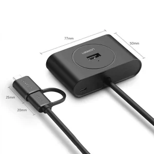 هاب چهار پورت USB 3.0 یوگرین مدل 40850-CR113