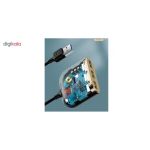 هاب 4 پورت USB 3.0 باسئوس مدل CAHUB-AY