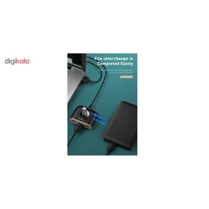 هاب 4 پورت USB 3.0 باسئوس مدل CAHUB-AY