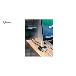 هاب 4 پورت USB 3.0 باسئوس مدل CAHUB-AY